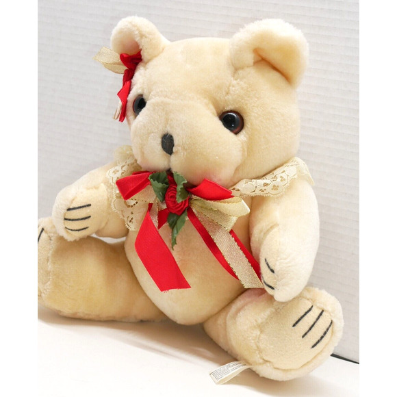 Wang's International 12" Plush Posable Jointed Teddy Bear - Picture 3 of 9